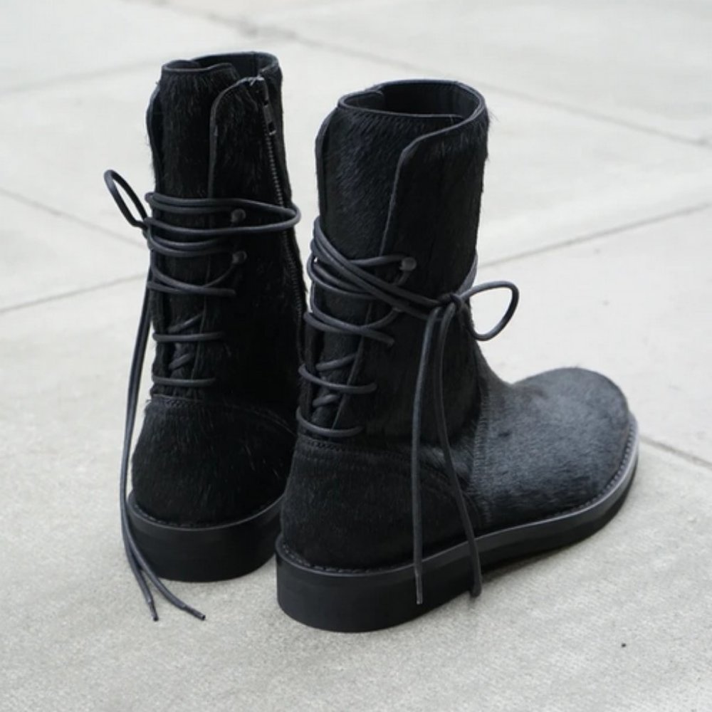 SALE -Did I mention these are RARE!  CHIRO NERO CALF HAIR - SZ 42 -  Men's Boots - Picture 3 of 9